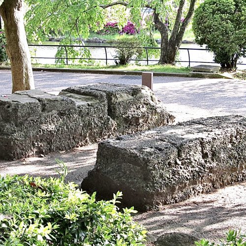 千葉公園に残る「ウィンチ台跡」